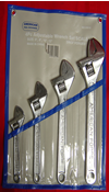 4 Pc. Adjustable Wrench Set 