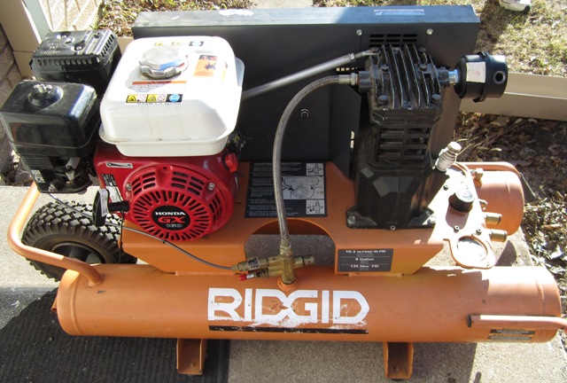 RIDGID Portable Gas-Powered Air Compressor 