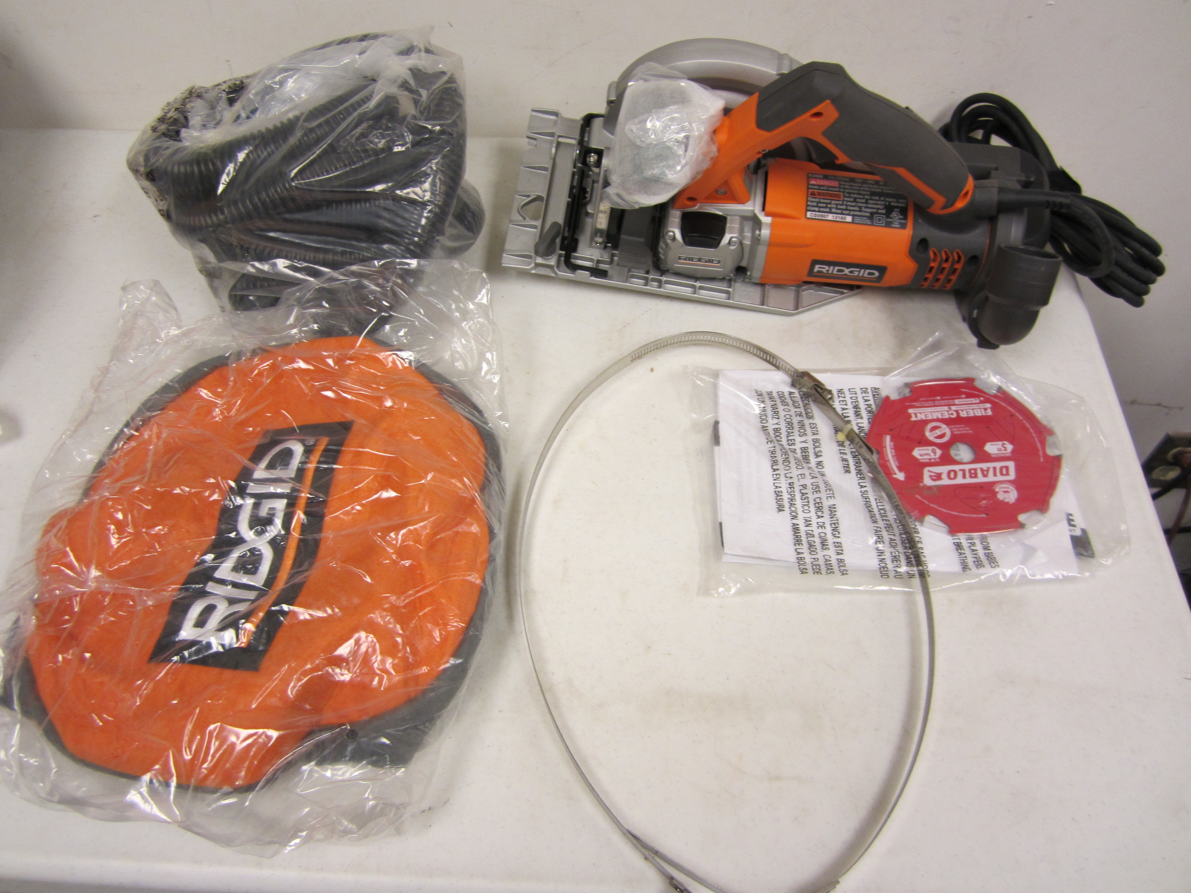 RIDGID FIBER CEMENT SAW W/AIRGUARD TECHNOLOGY