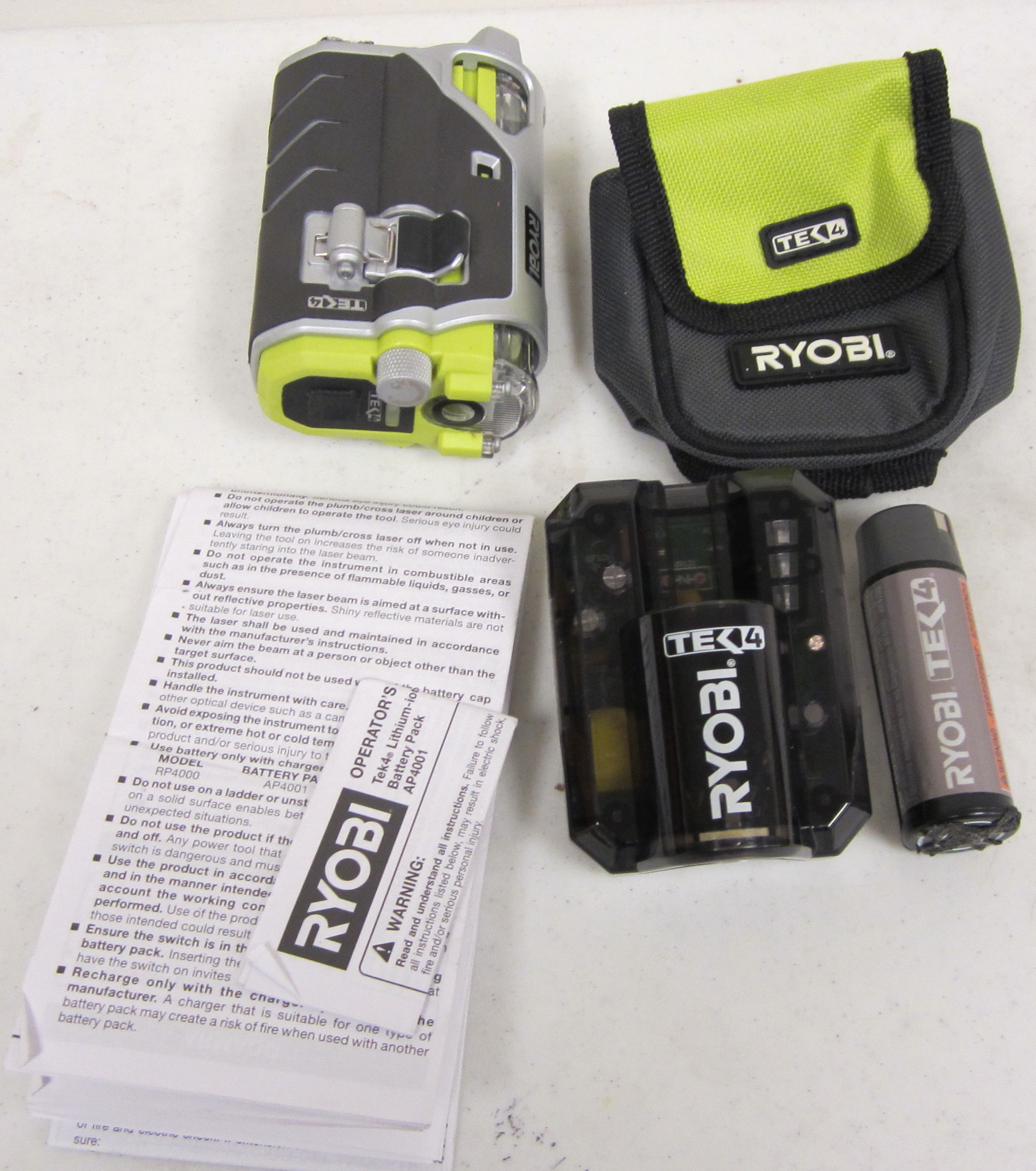 Ryobi Tek4 Self-Leveling Laser Level 